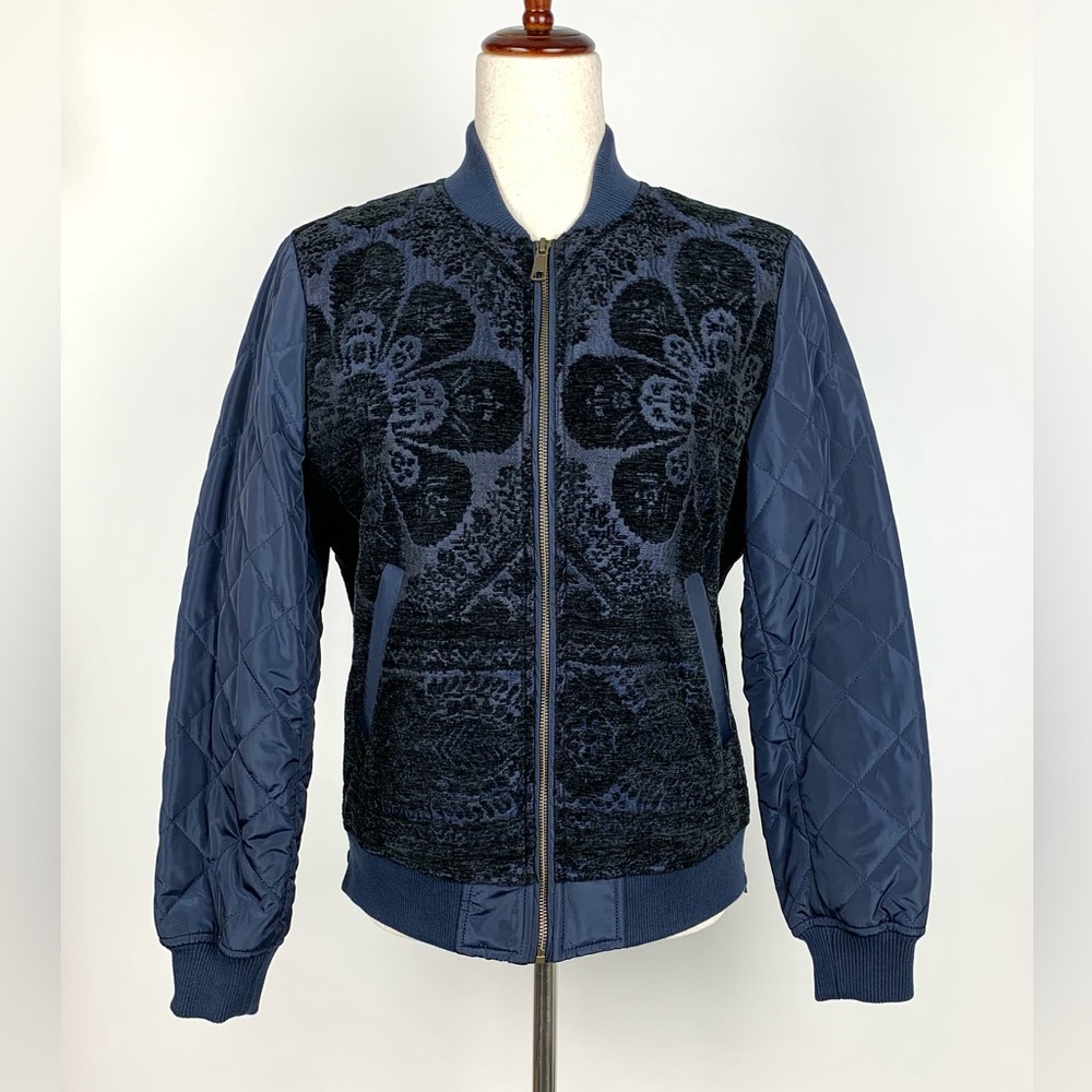 Anthropologie’s Clemence Floral Quilted Bomber Jacket